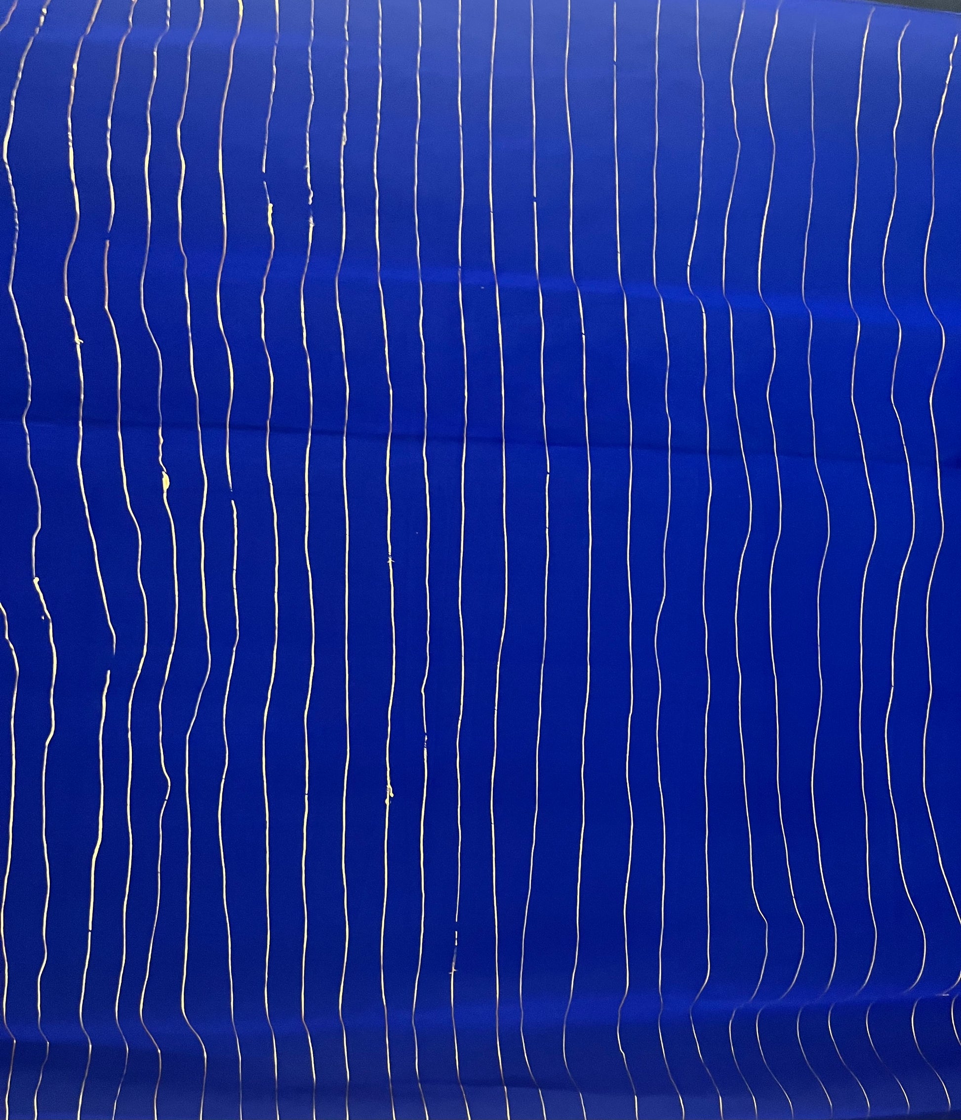 Blue floral georgette saree : Indraneeli Vasant