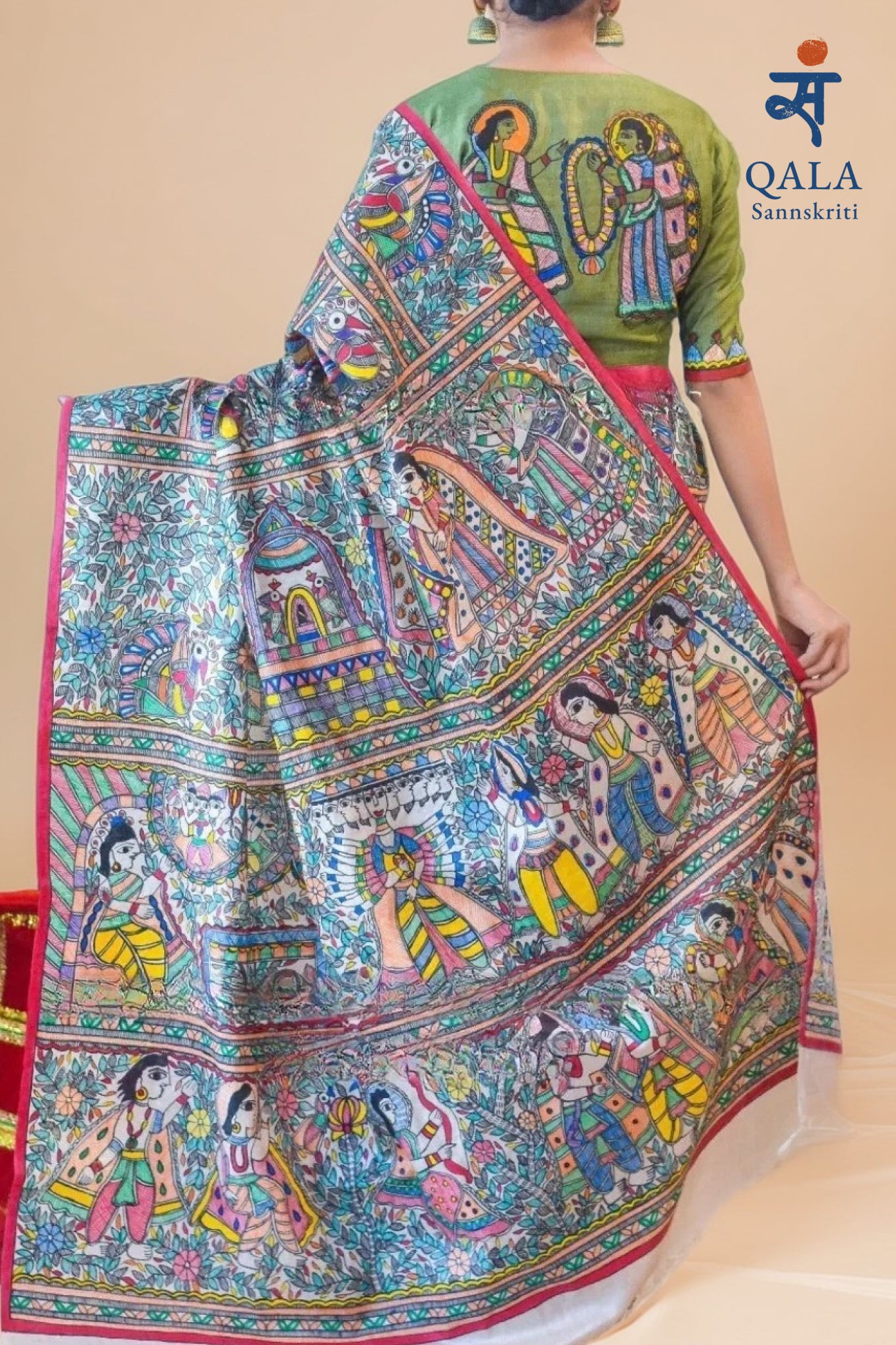 Madhubani saree