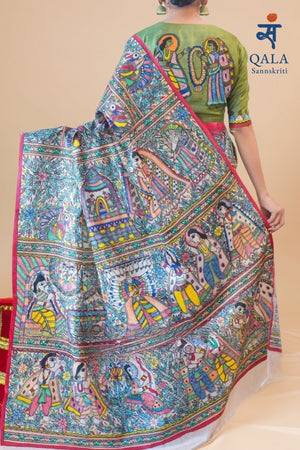 Madhubani saree