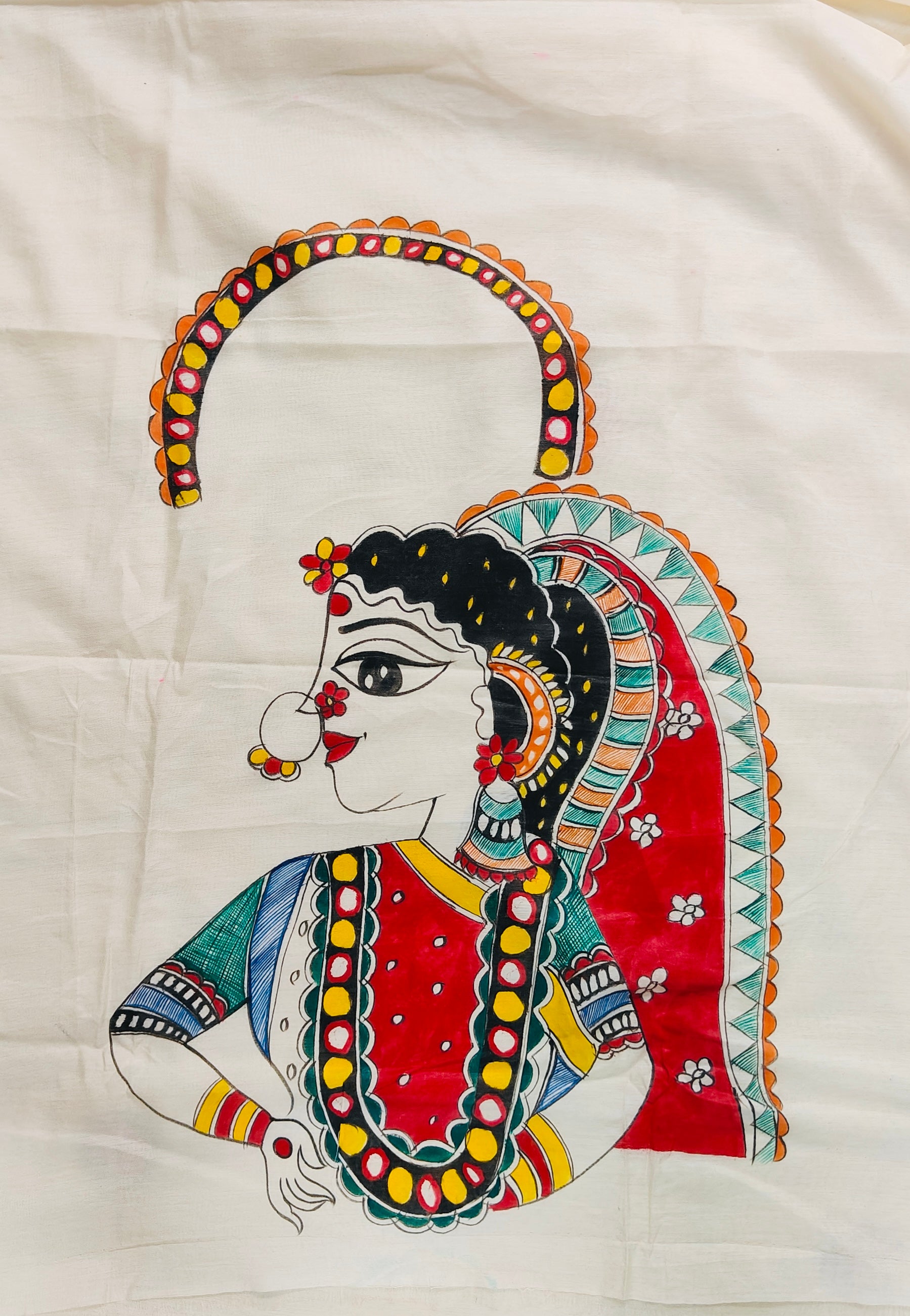 Madhubani saree