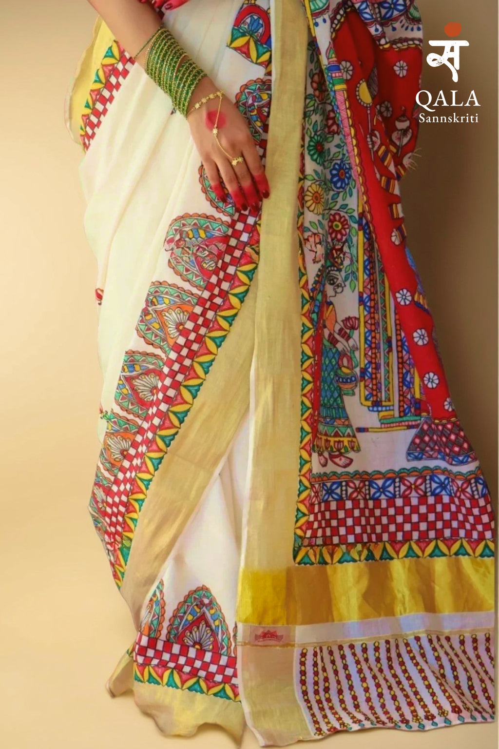 Madhubani saree