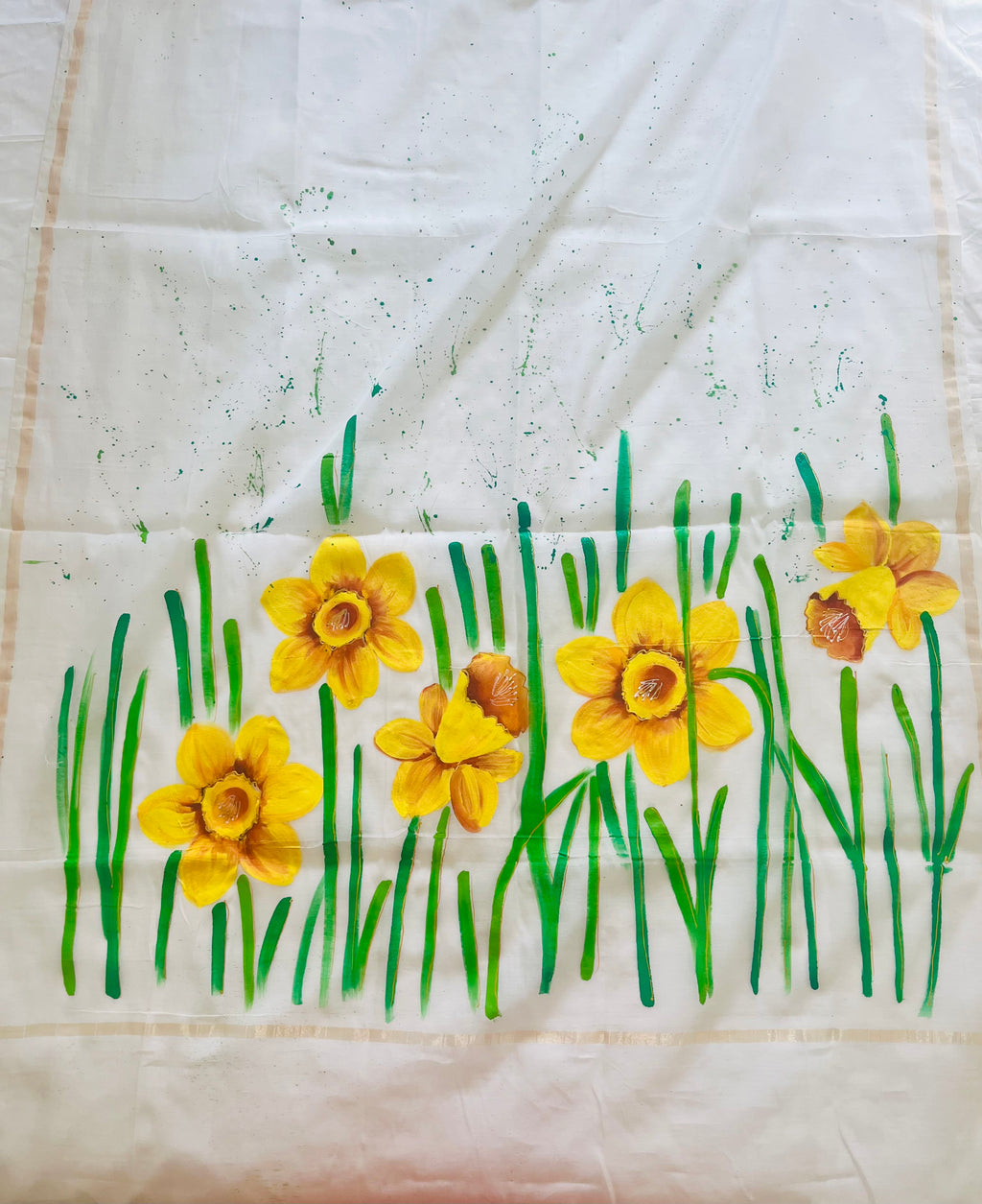 Pure malai chanderi dupatta : Harbingers of Hope