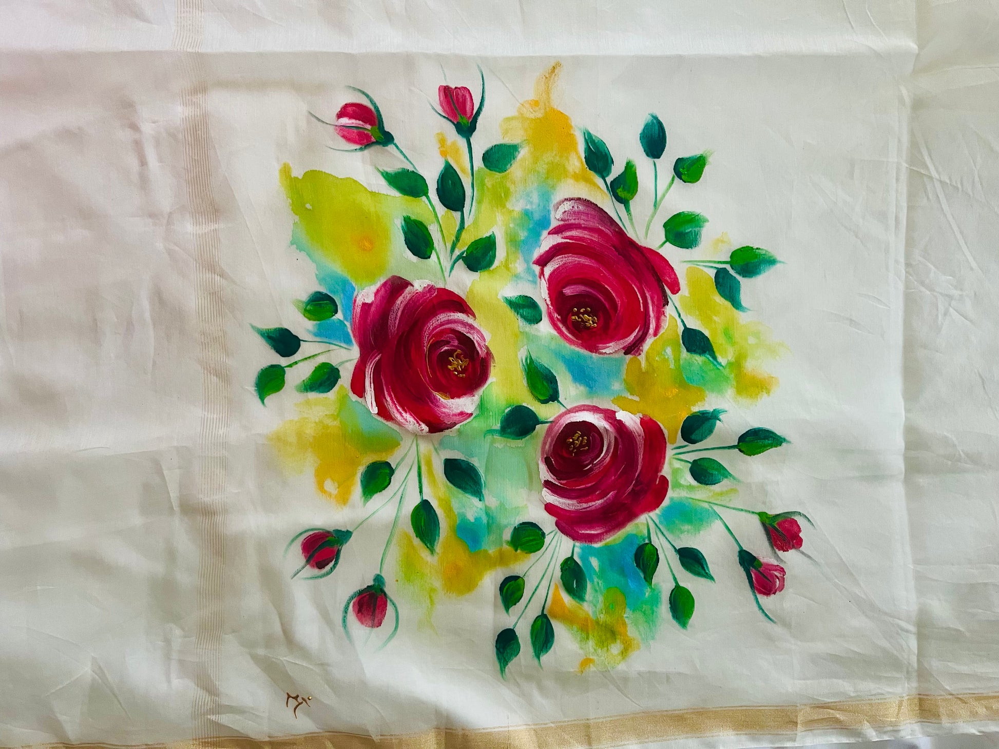 Pure chanderi silk dupatta