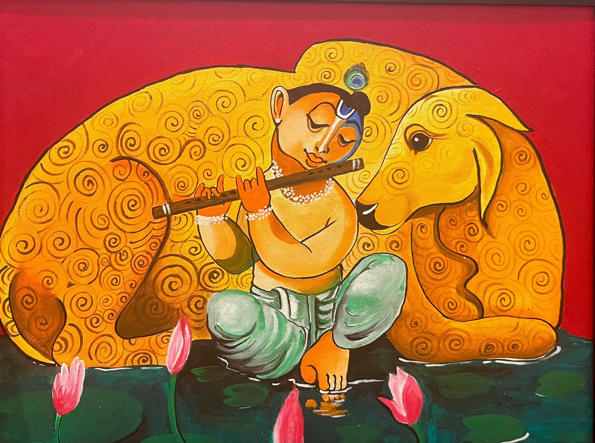 Abstract Krishna