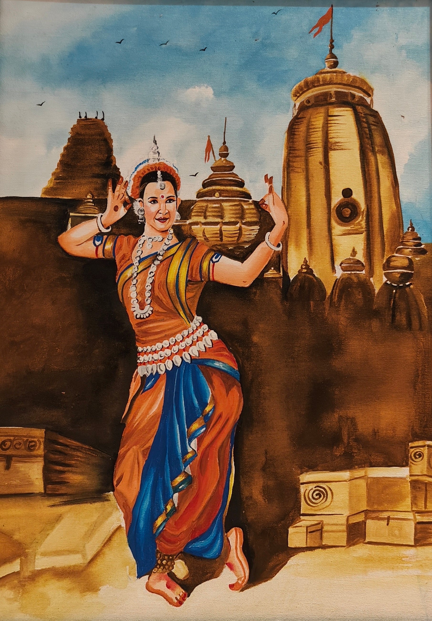 Indian dancing girl