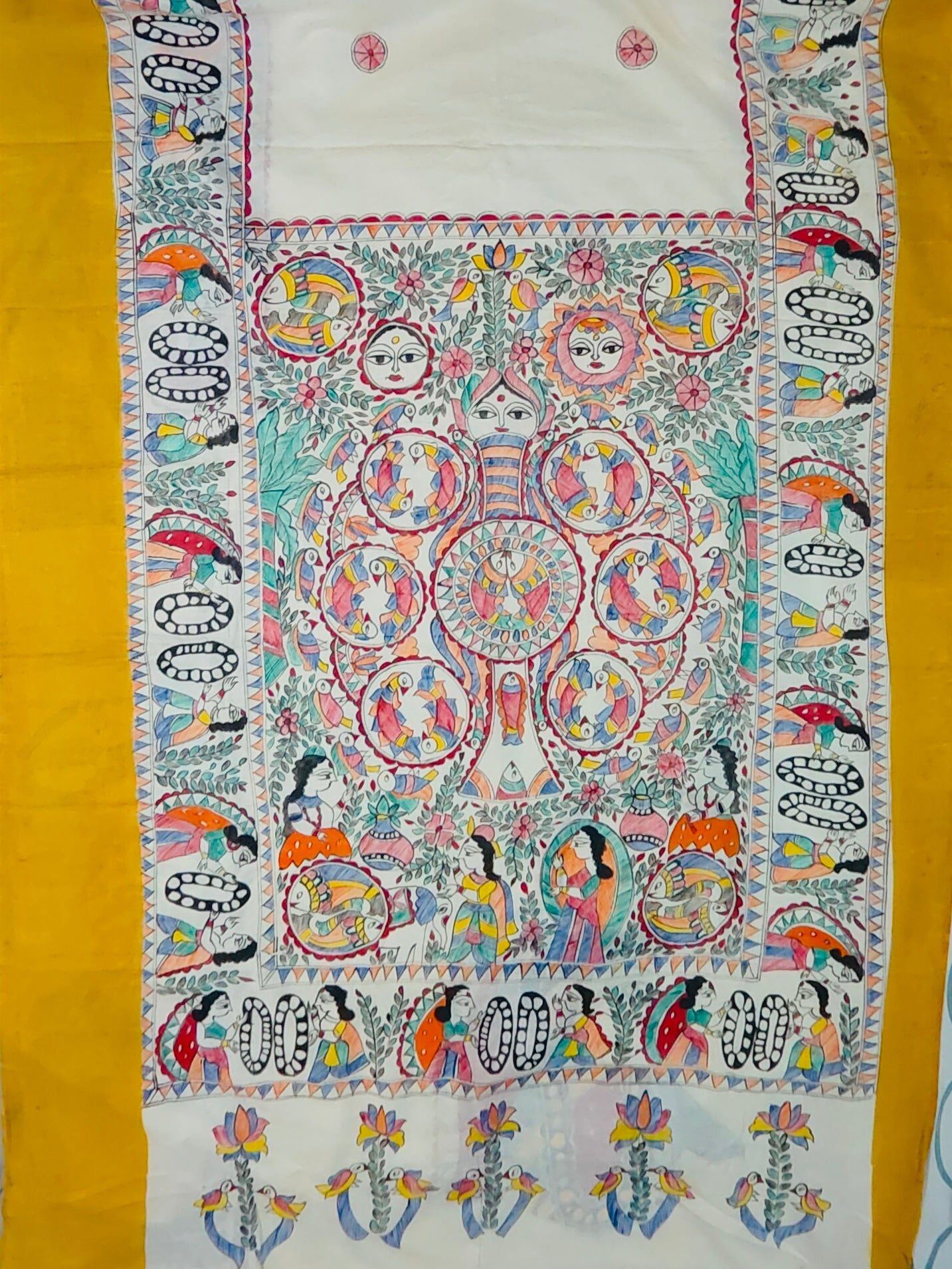 Madhubani saree