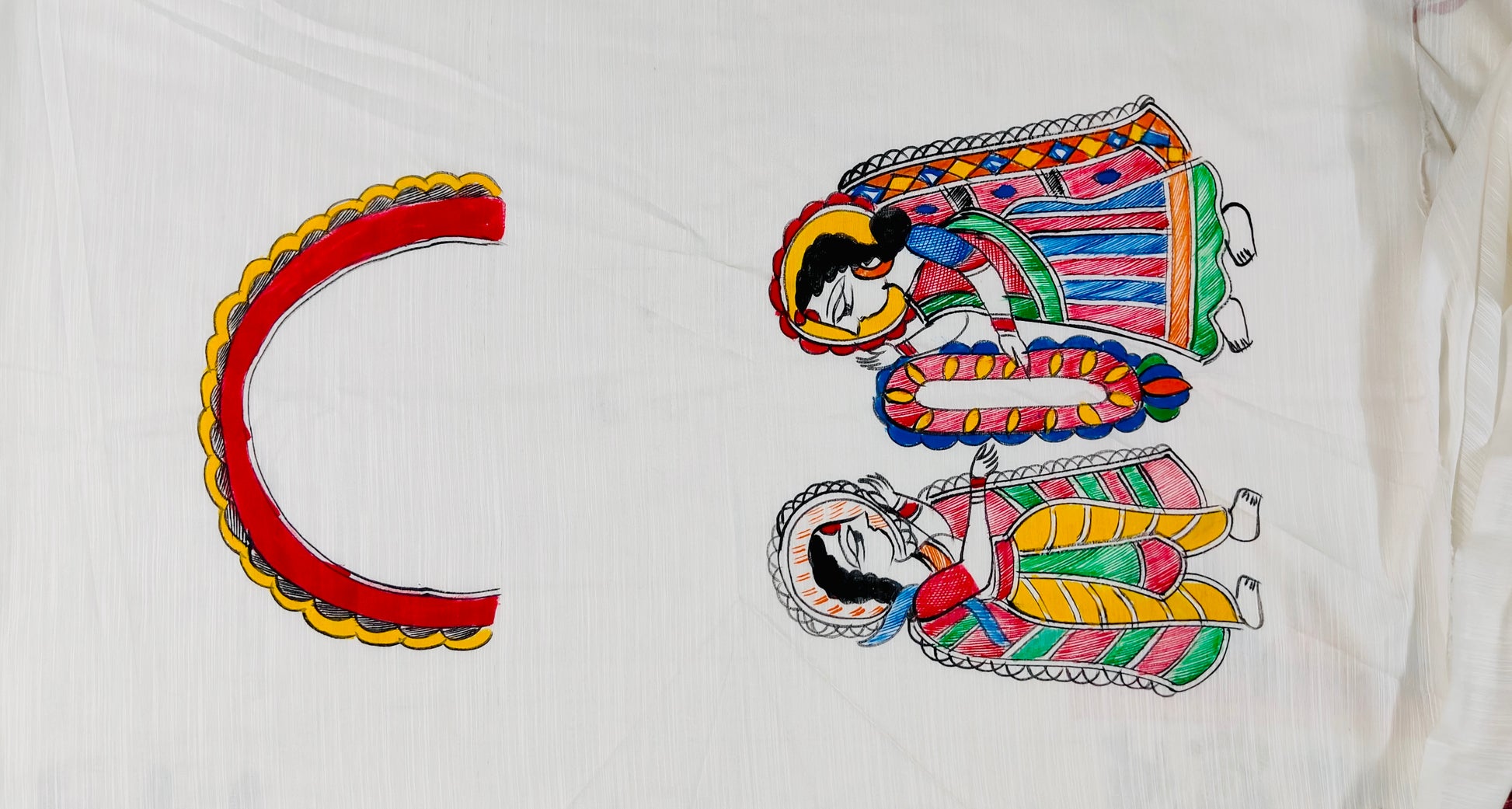 Madhubani saree