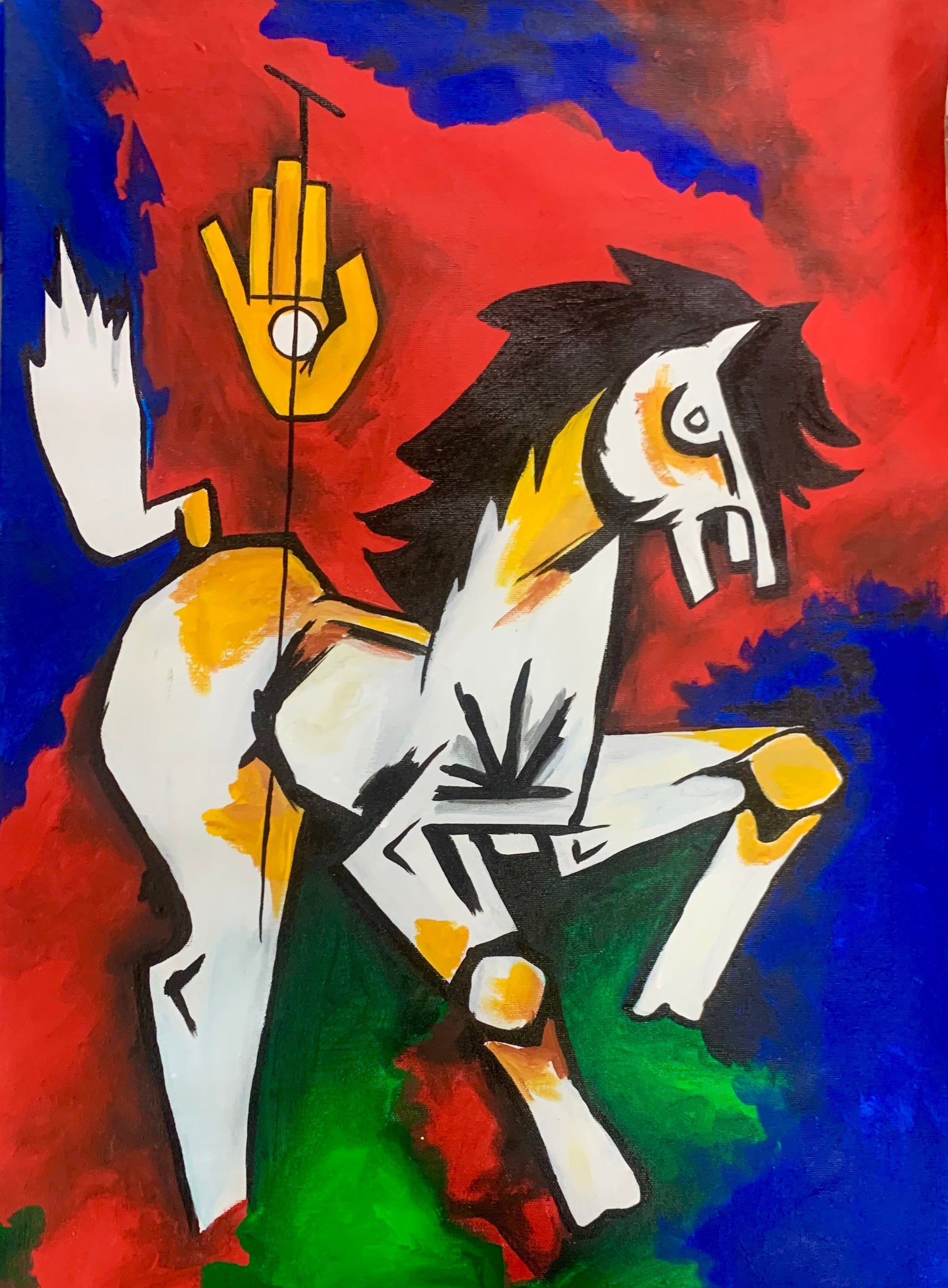 Abstract horse