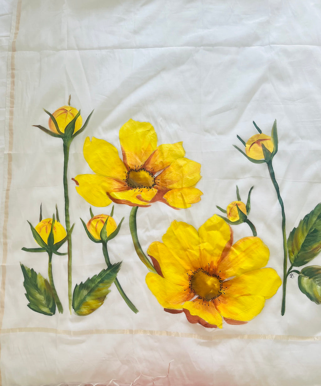 Pure malai chanderi dupatta : Suvarna Suraj