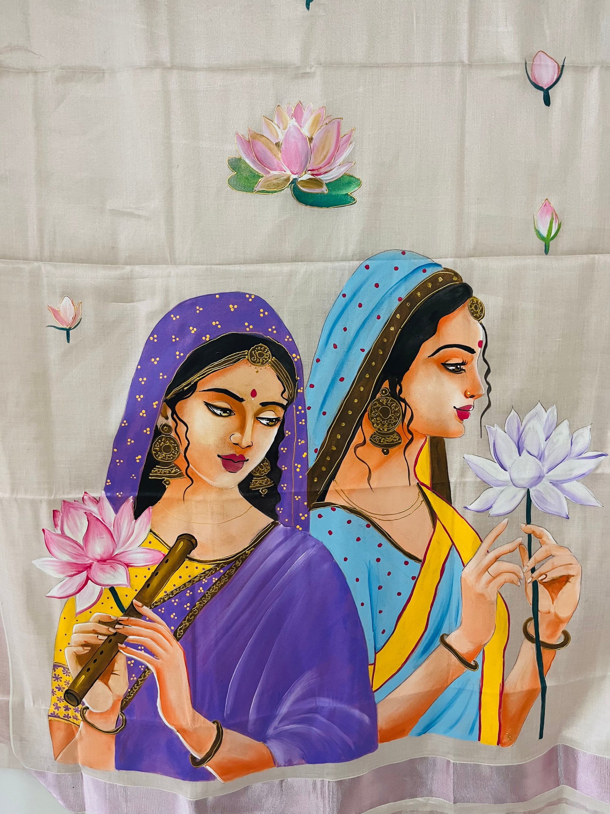 Light pink Kerala tissue saree : Whispers of serenity
