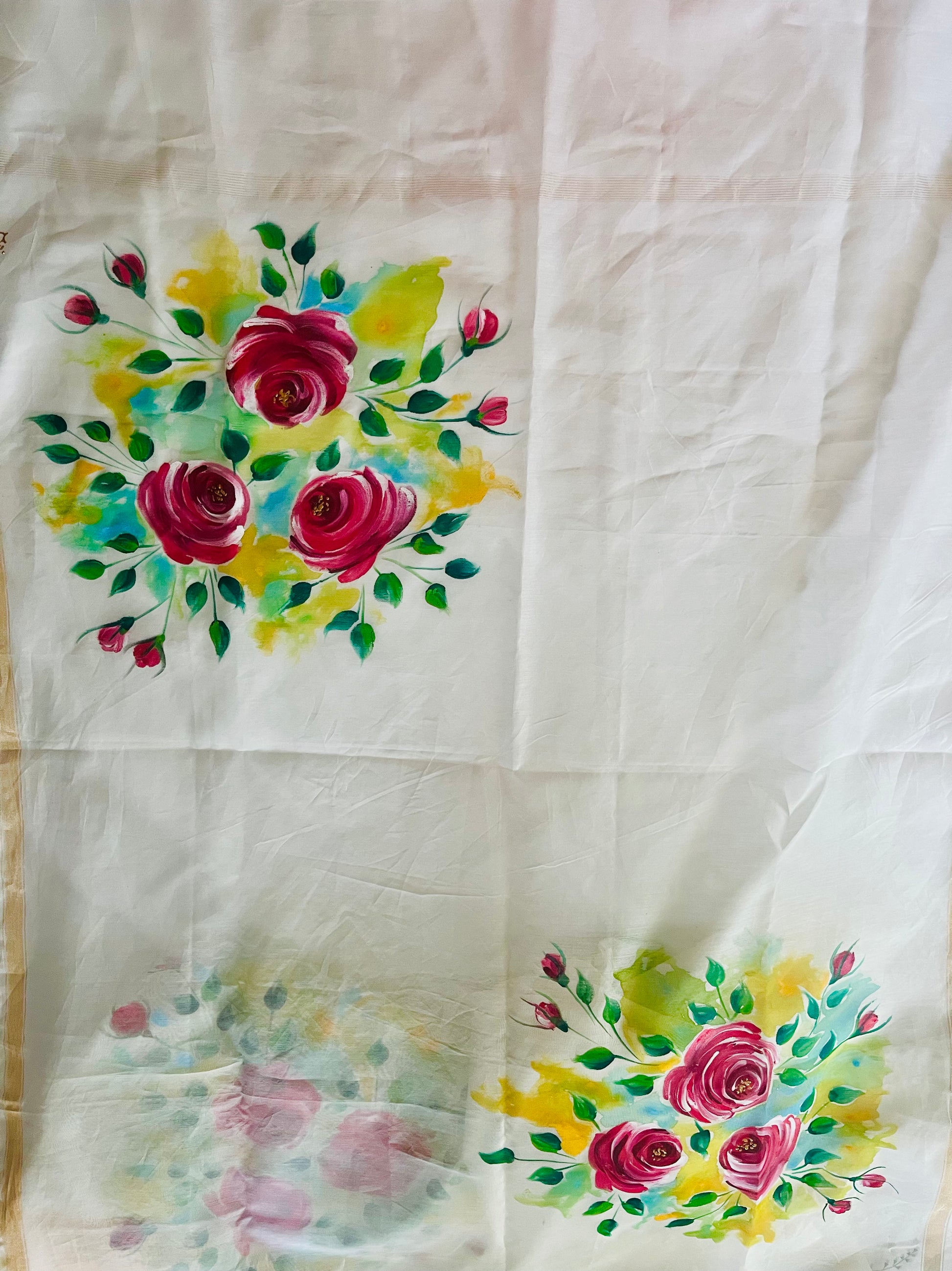 Pure chanderi silk dupatta