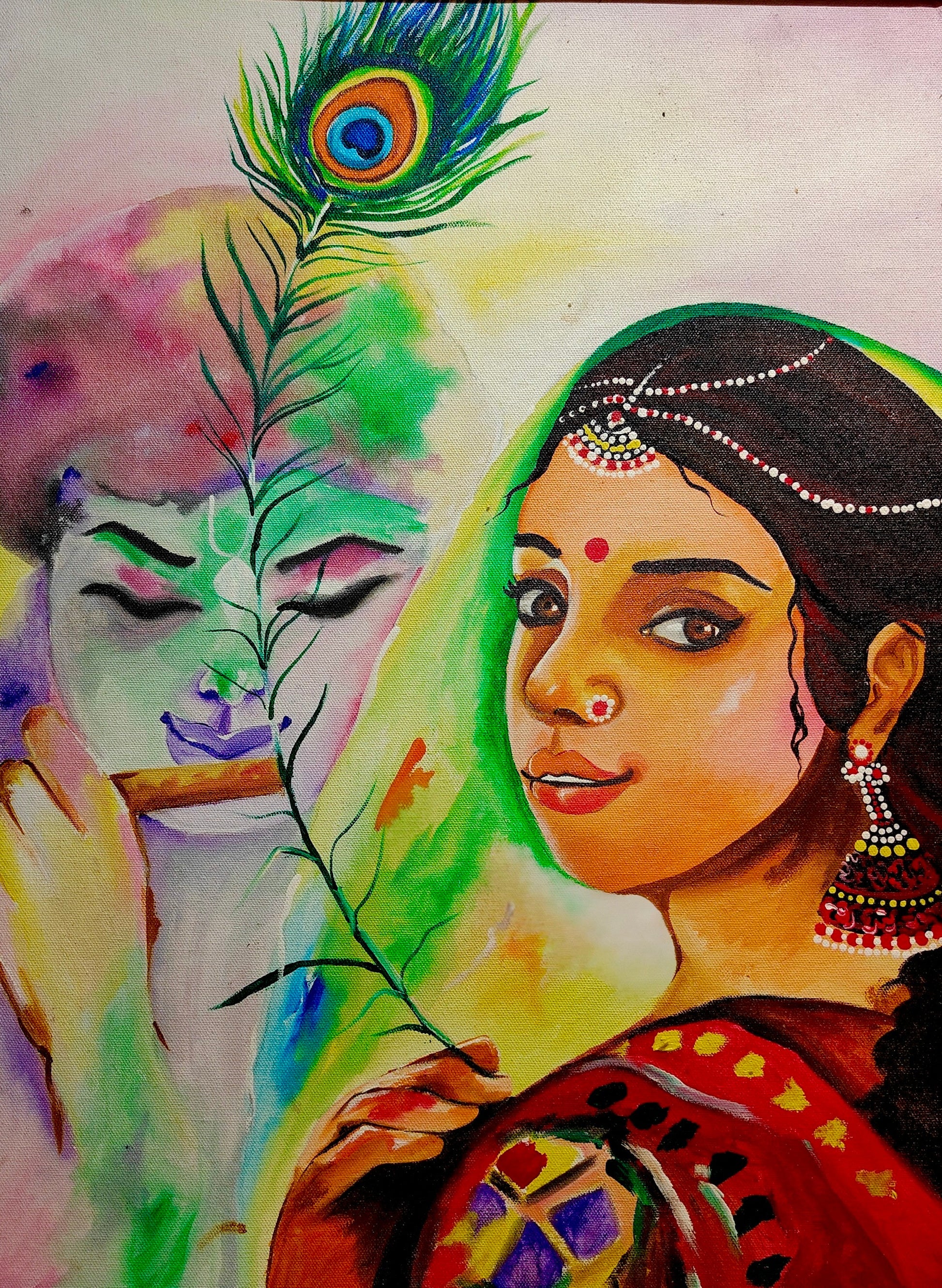 Intense love for Krishna