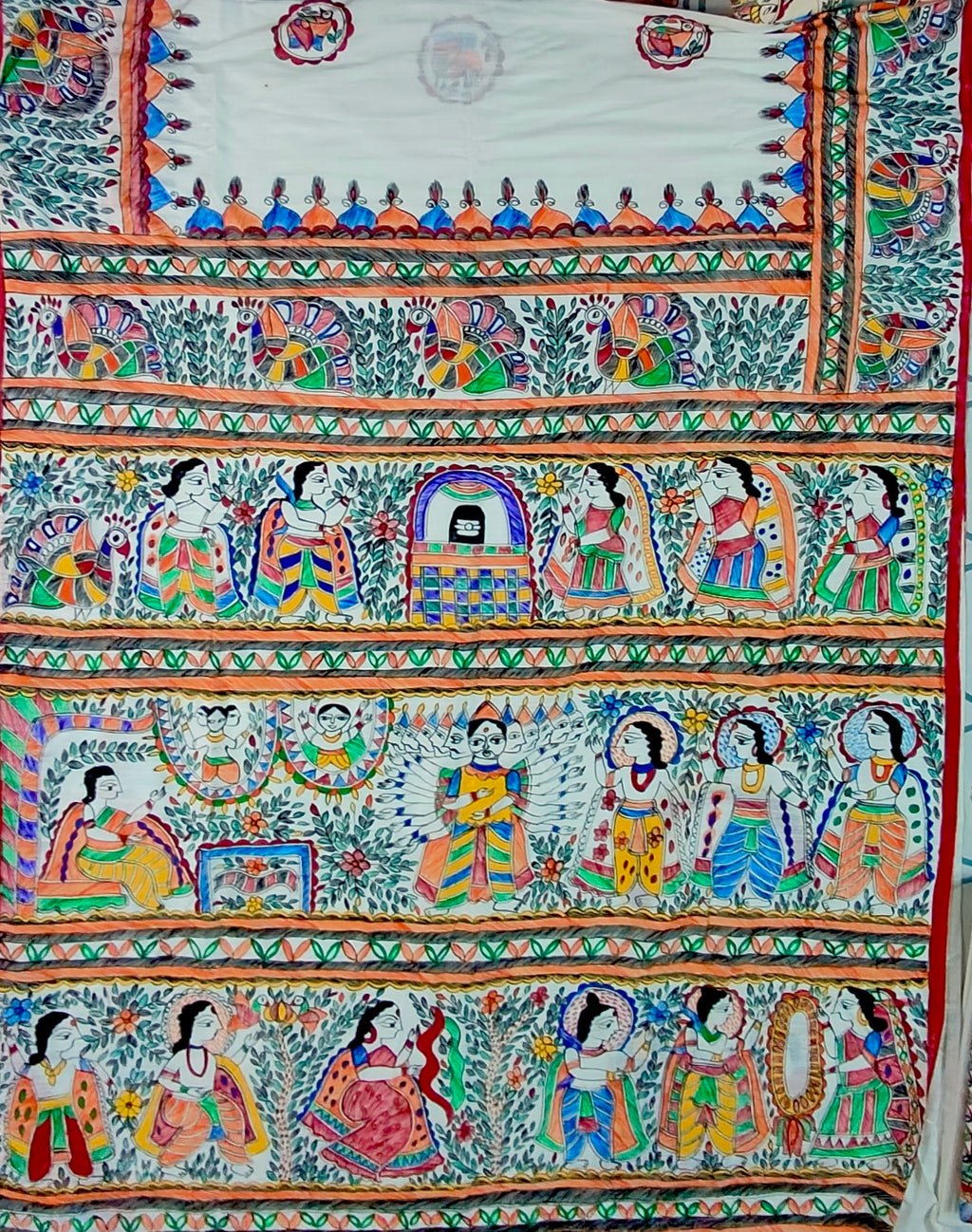 Madhubani saree