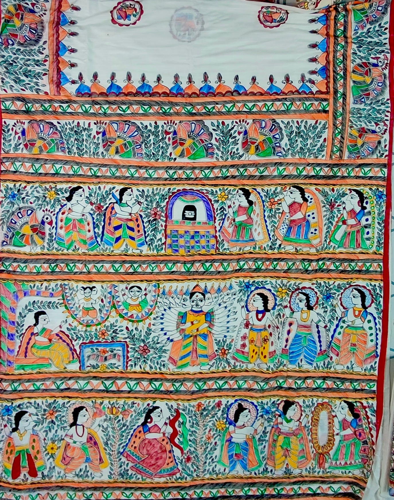 Madhubani saree