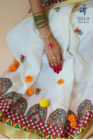 Madhubani saree