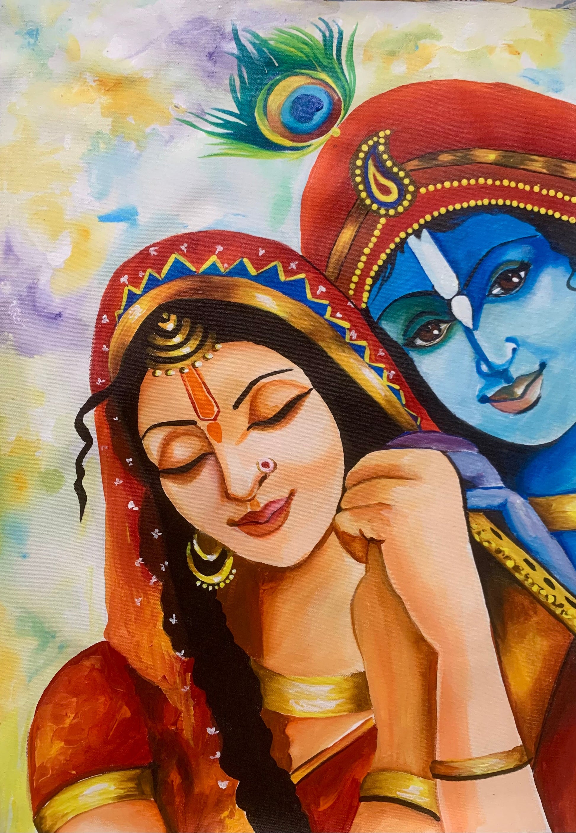 Deep love Radha Krishna