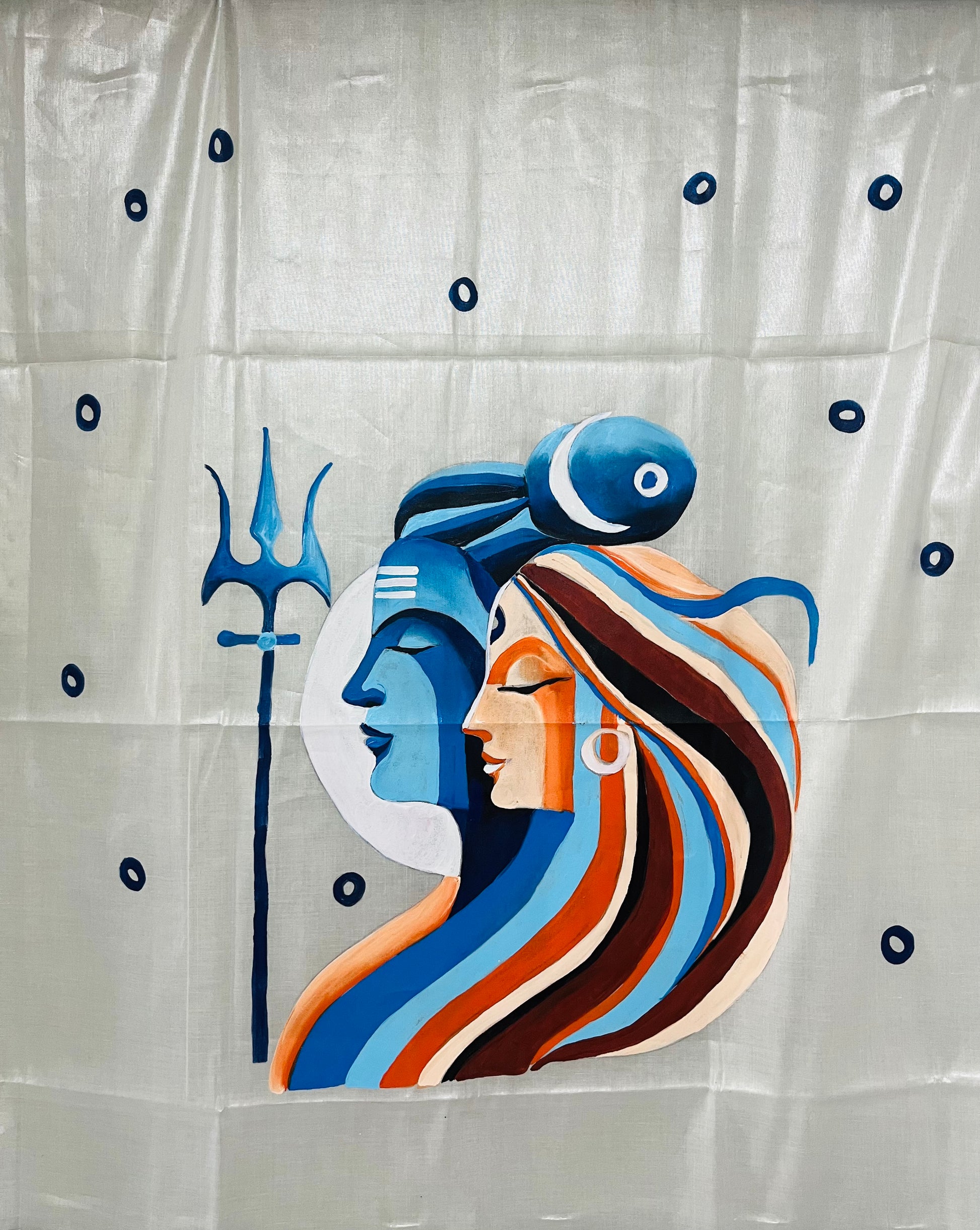 Silver tissue Kerala saree : The divine love story