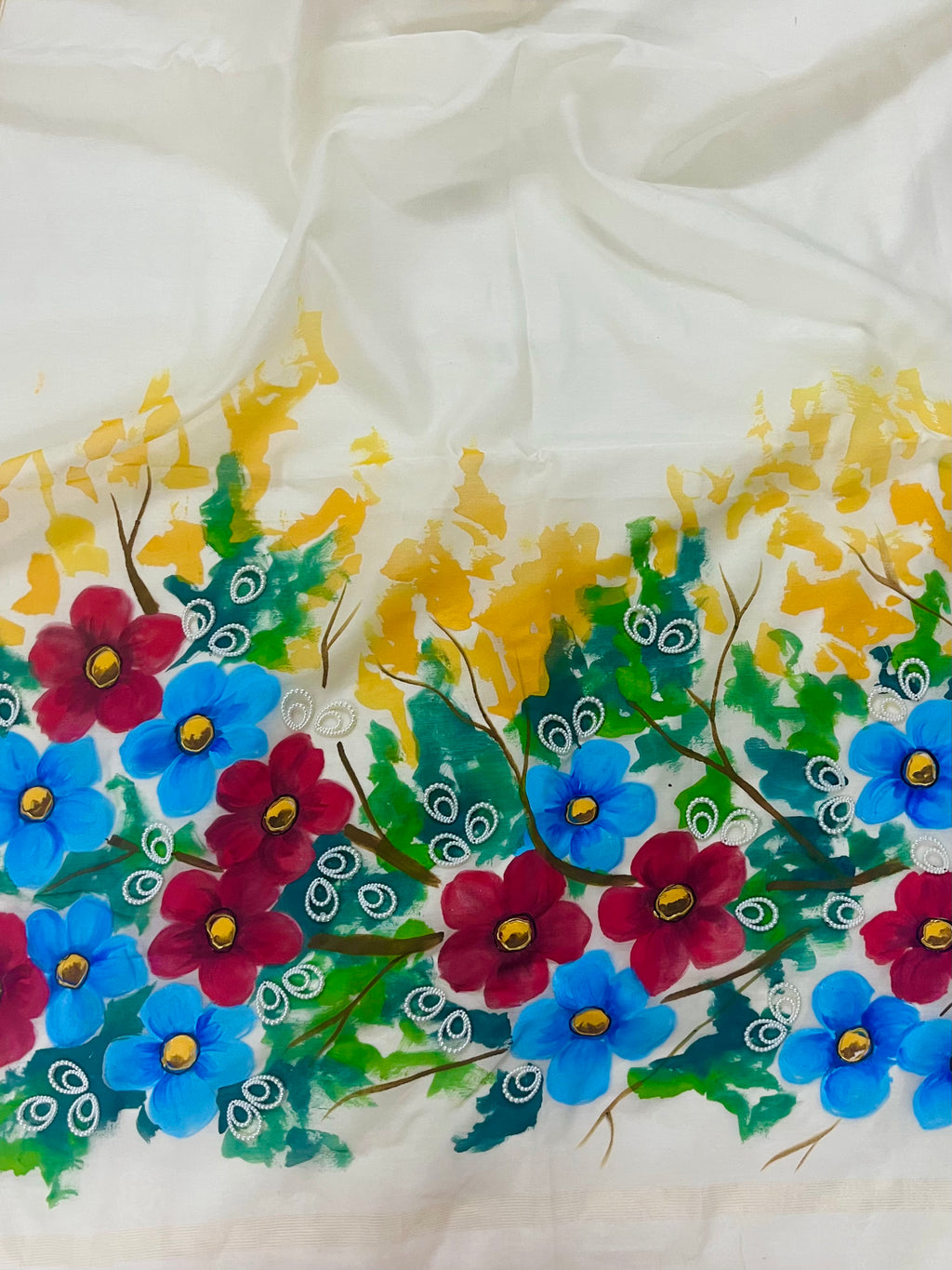 Pure silk chanderi dupatta