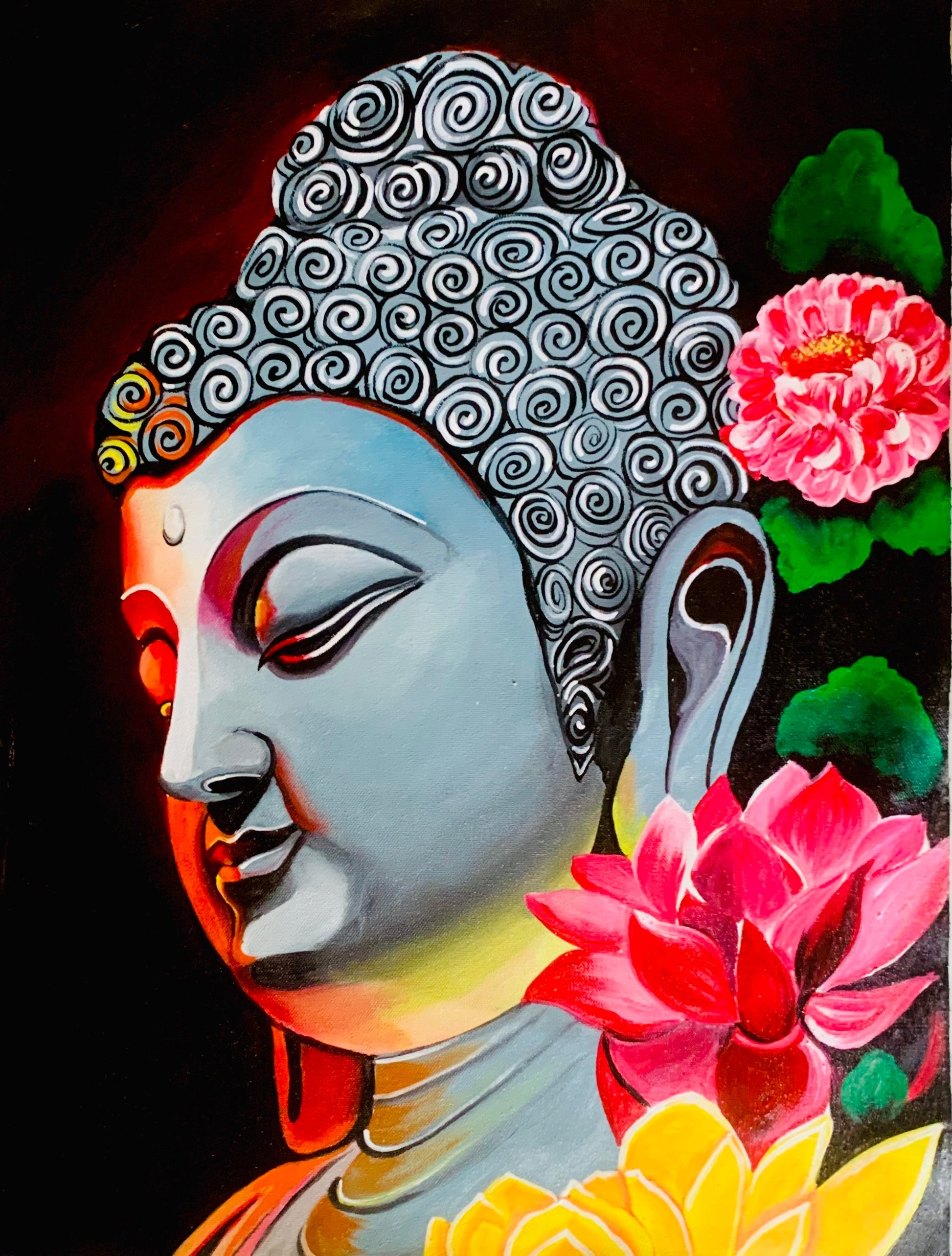Colourful Buddha