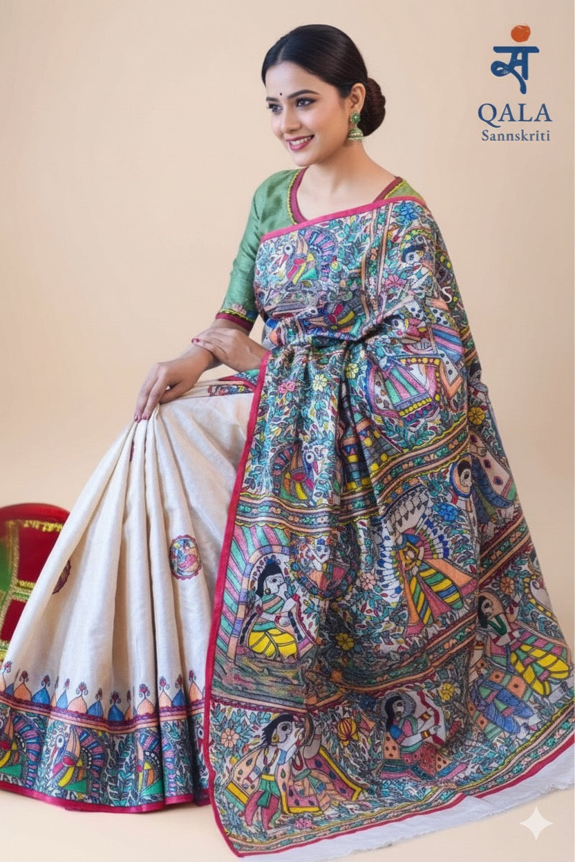 Madhubani saree