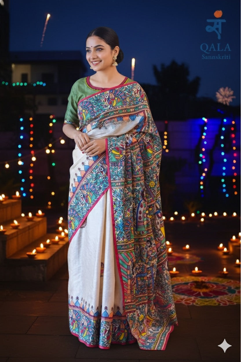Madhubani saree